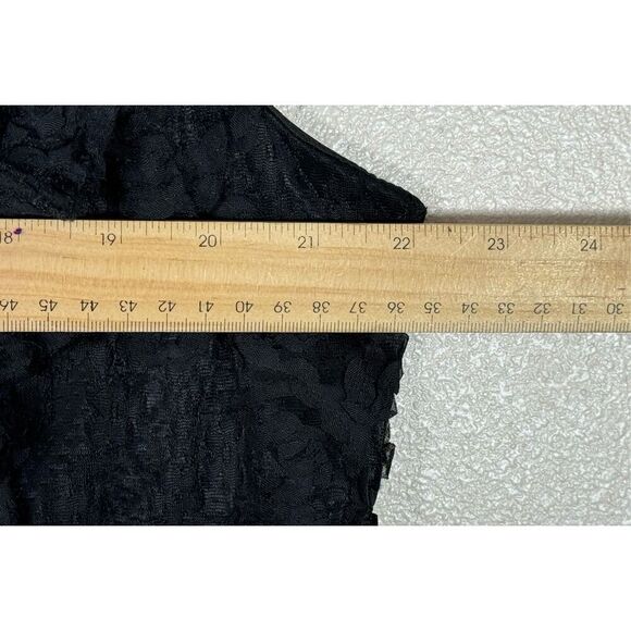 Arula Sleeveless Lace Smocked Back Ruffled Bottom Women's Top Plus Size 18 - Picture 9 of 9